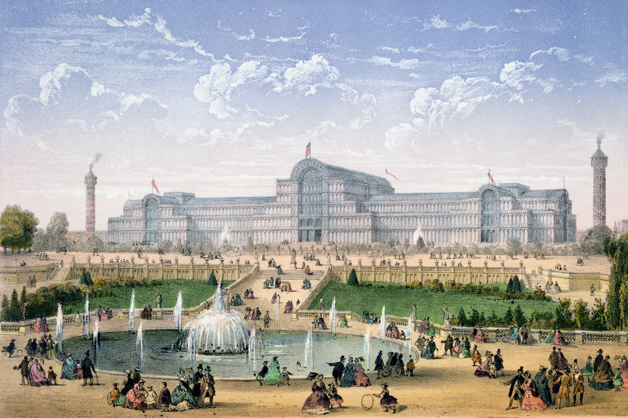 Crystal Palace, Sydenham, c.1862 by Achille Louis Martinet