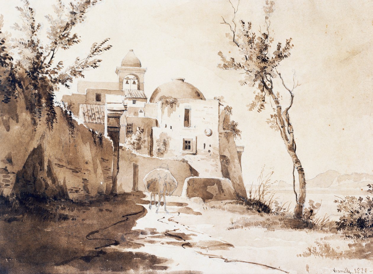 Church of San Francesco in Pozzuoli by Achille Vianelli