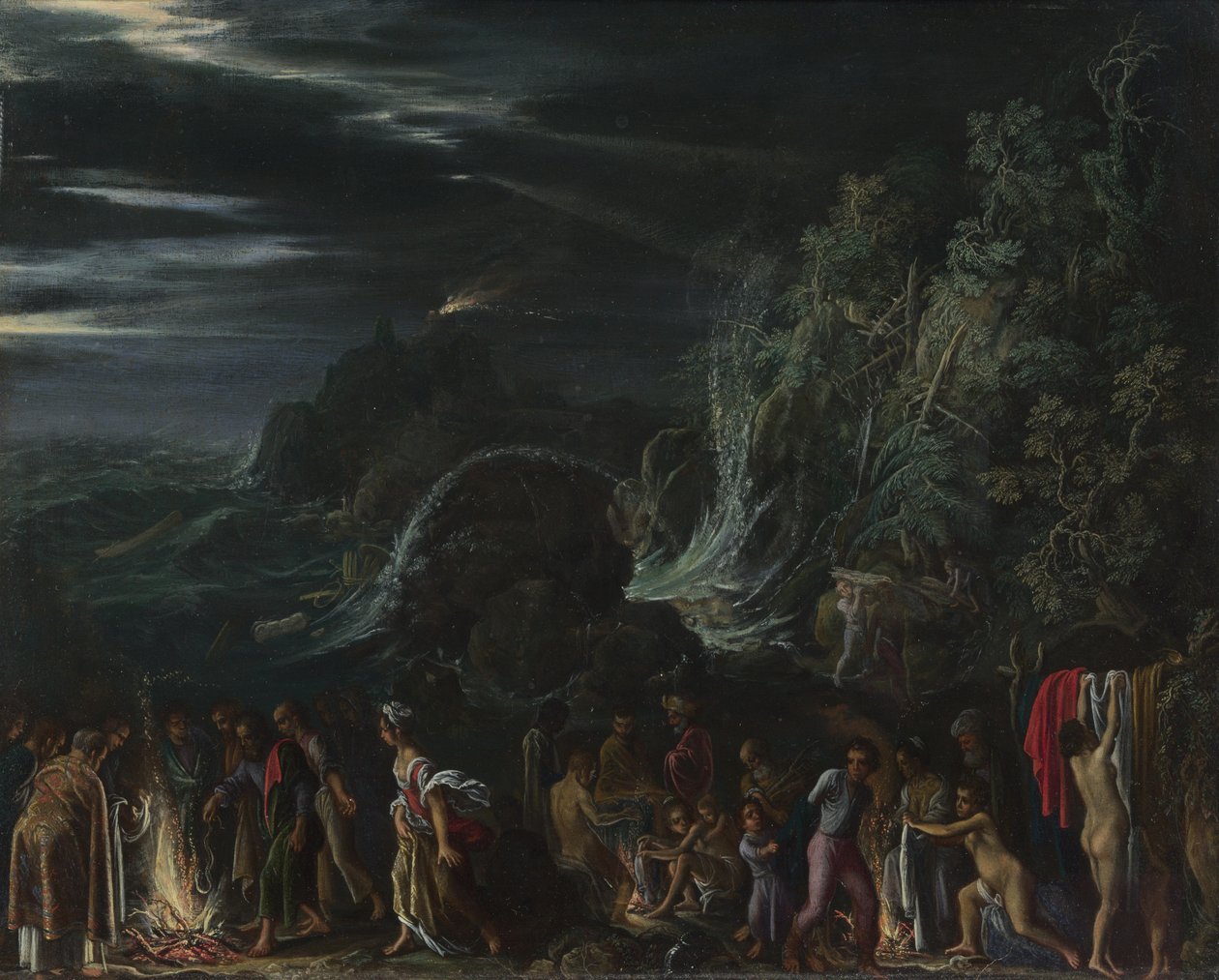 Paul on Malta by Adam Elsheimer
