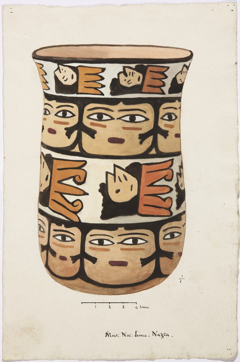 Vase from Nazca, Peru by Adela Breton