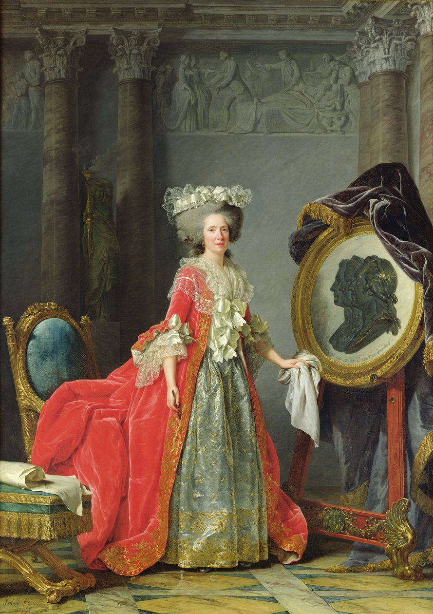 Portrait of Adelaide de France by Adelaide Labille Guiard