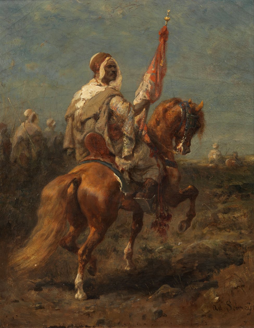 Arab Rider by Adolf Schreyer