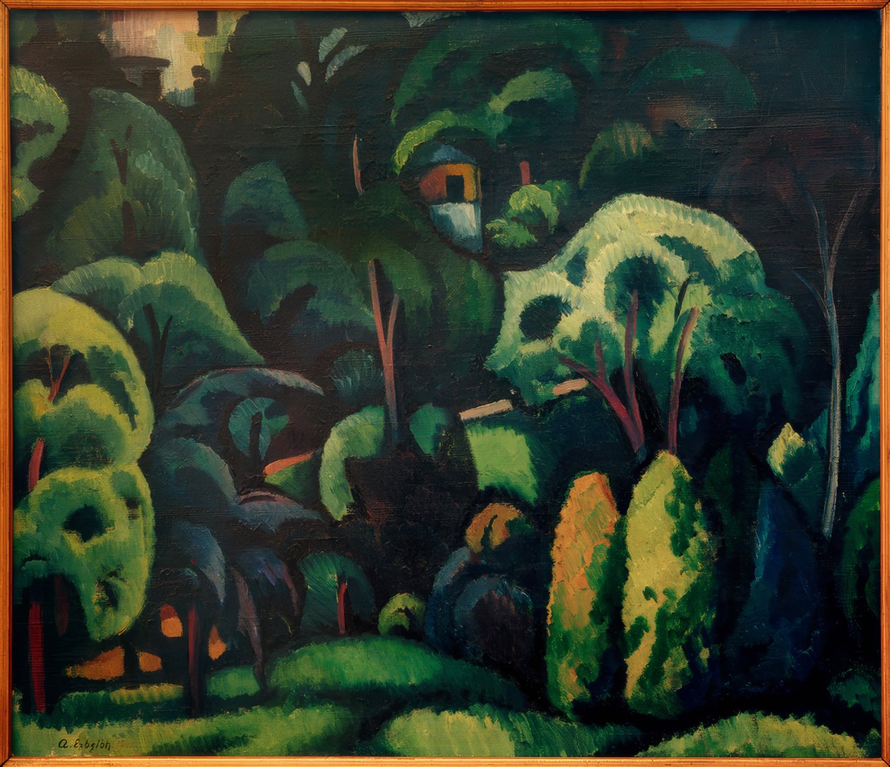 Large Park in Calenberg by Adolf Erbslöh