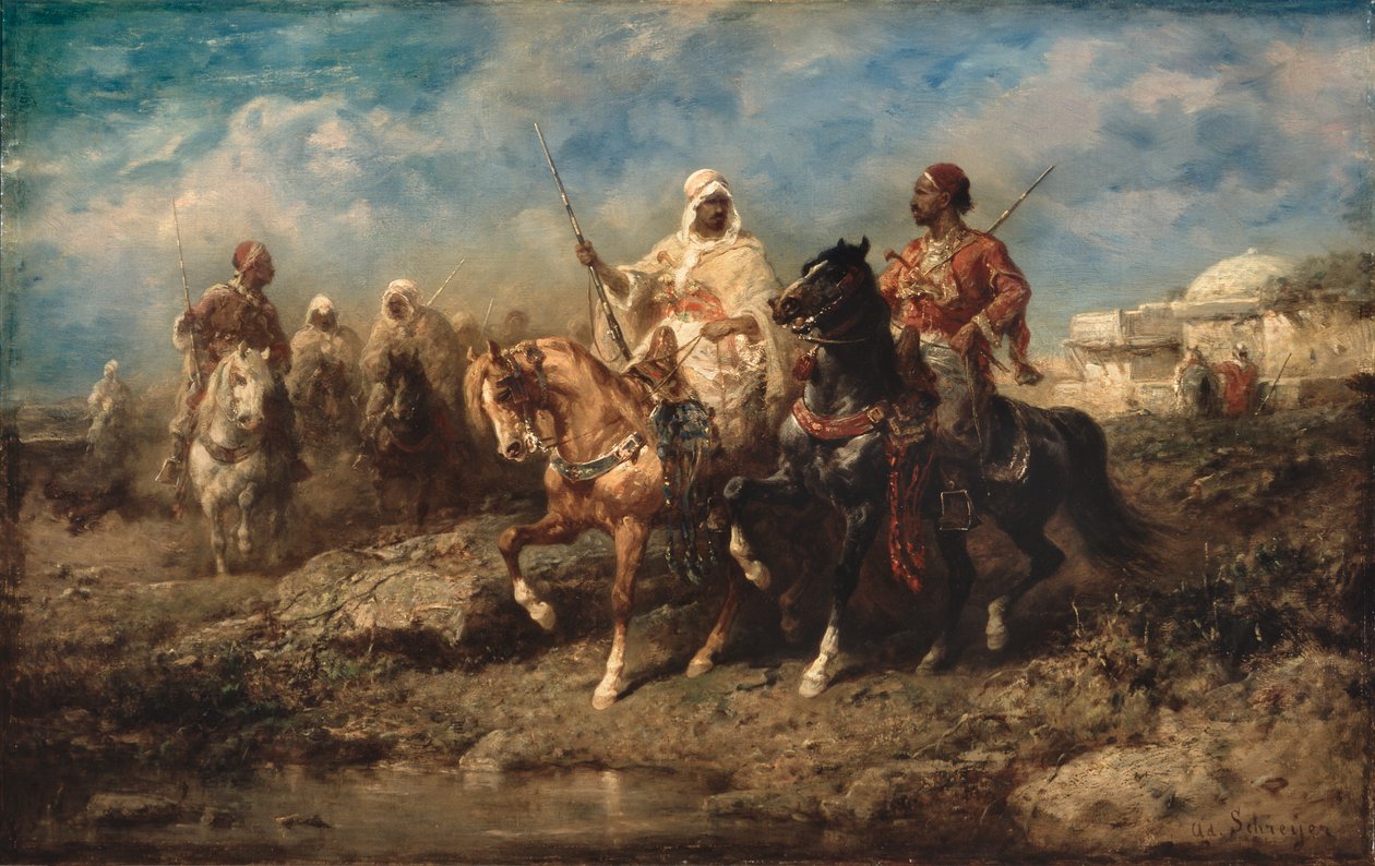 Arabs by Adolf Schreyer