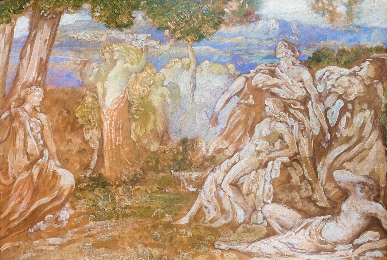 Venus and Adonis by Adolfo de Carolis