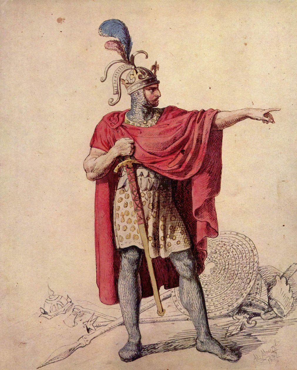 Alfred the Great by Adolph Menzel