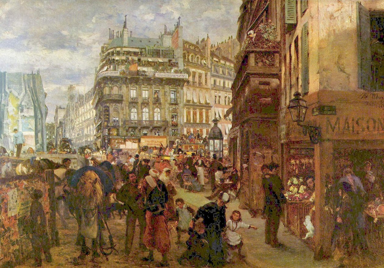 Parisian Weekday by Adolph Menzel