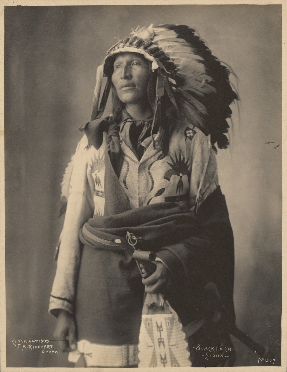 Blackhorn, Sioux by Adolph F. Muhr