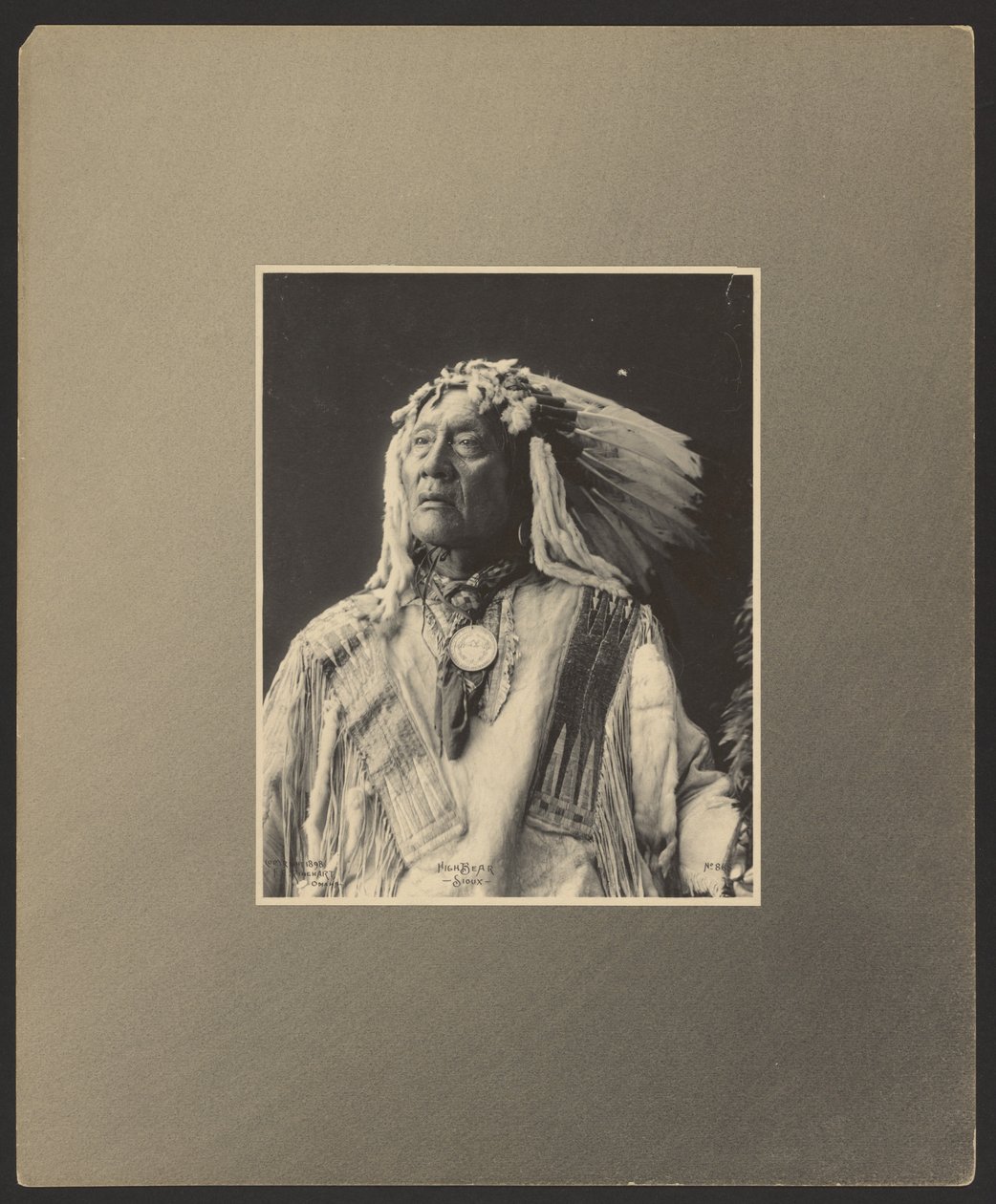 High Bear, Sioux by Adolph F. Muhr