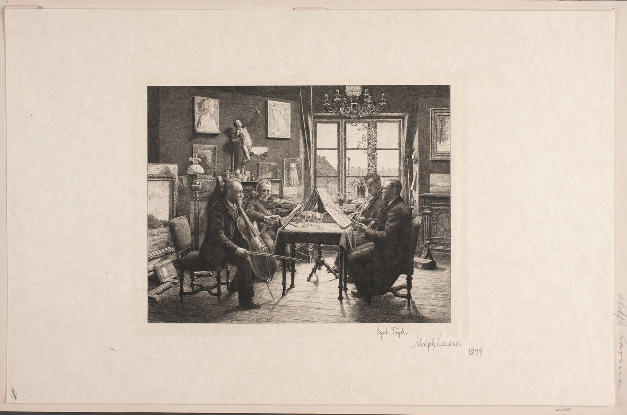 The Quartet by Adolph Larsen