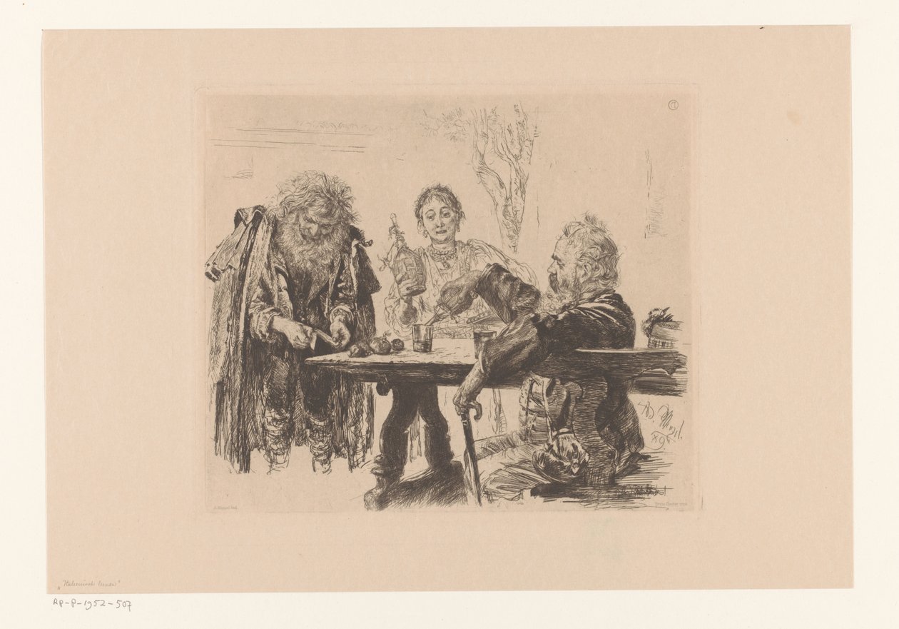 Learning Italian by Adolph Menzel