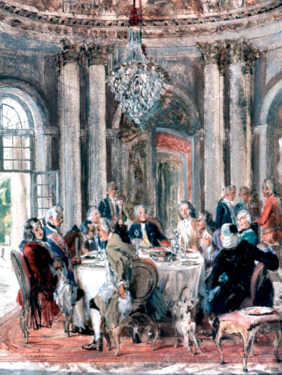 Reunion at the Mansion by Adolph Menzel