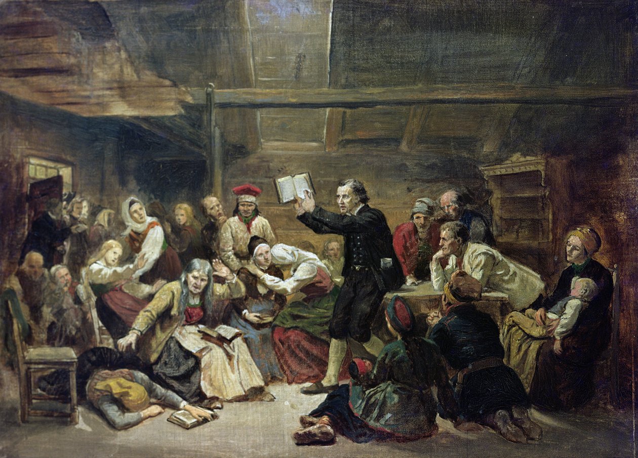 The Fanatics by Adolph Tidemand