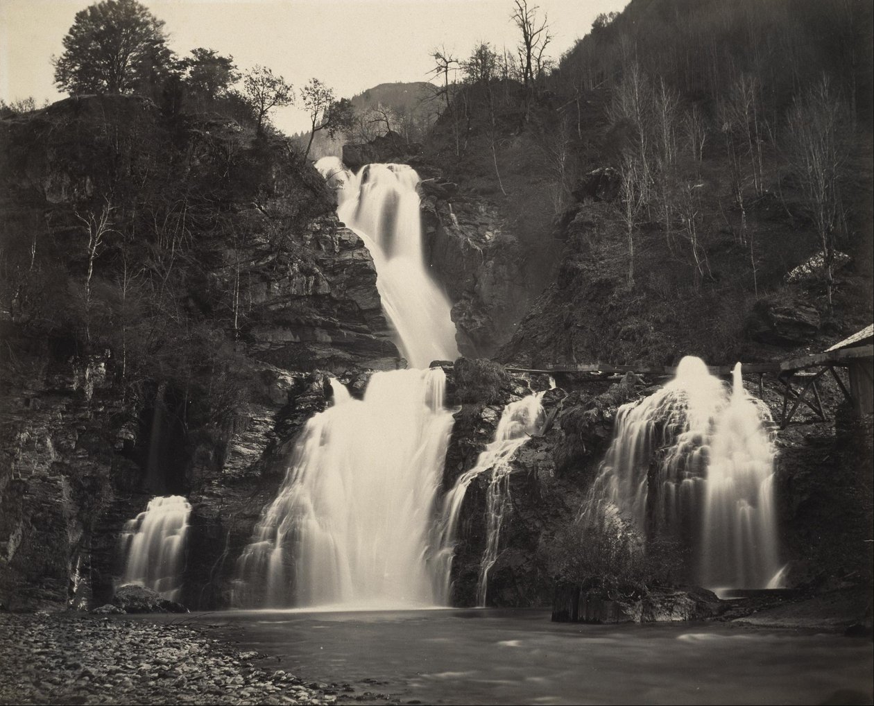 Falls of the Reichenbach by Adolphe Braun