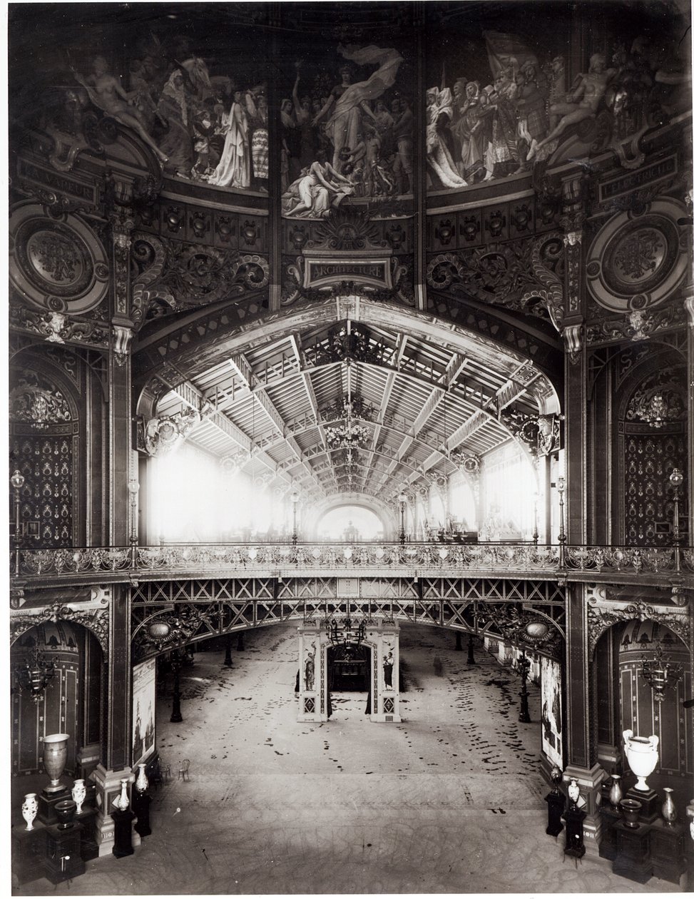 The Central Dome of the Universal Exhibition of 1889 in Paris by Adolphe Giraudon