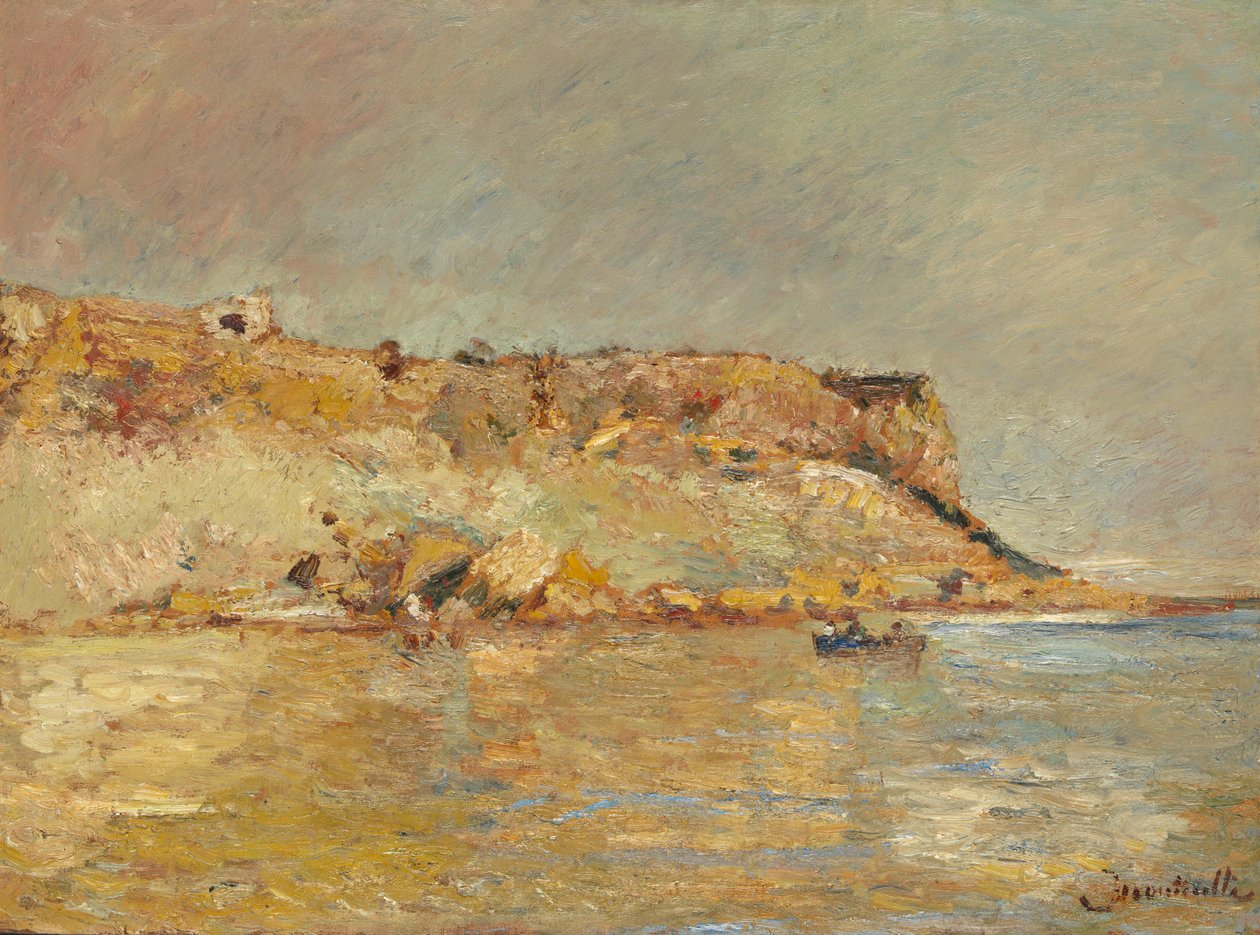Coastal Mountains by Adolphe Joseph Thomas Monticelli