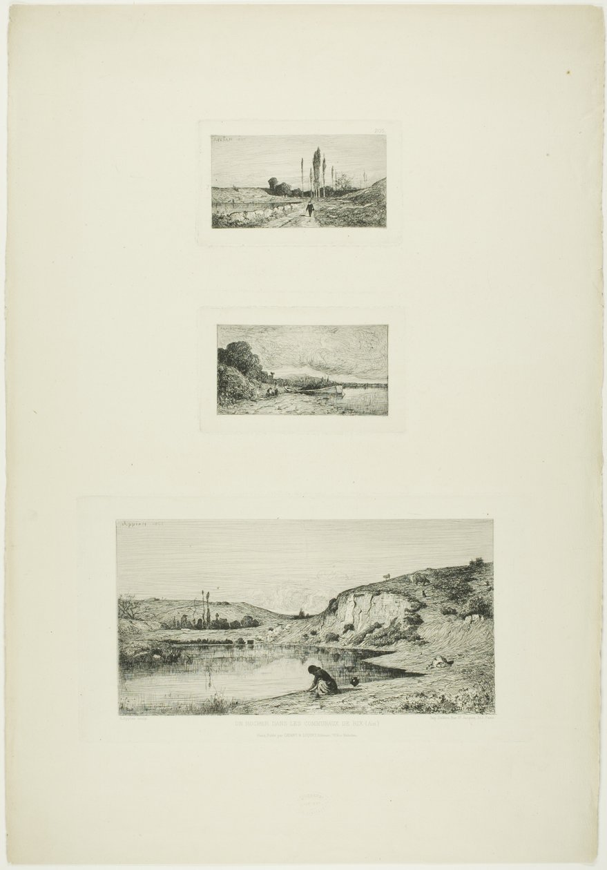 A Cliff in the Parish of Rix by Adolphe Appian