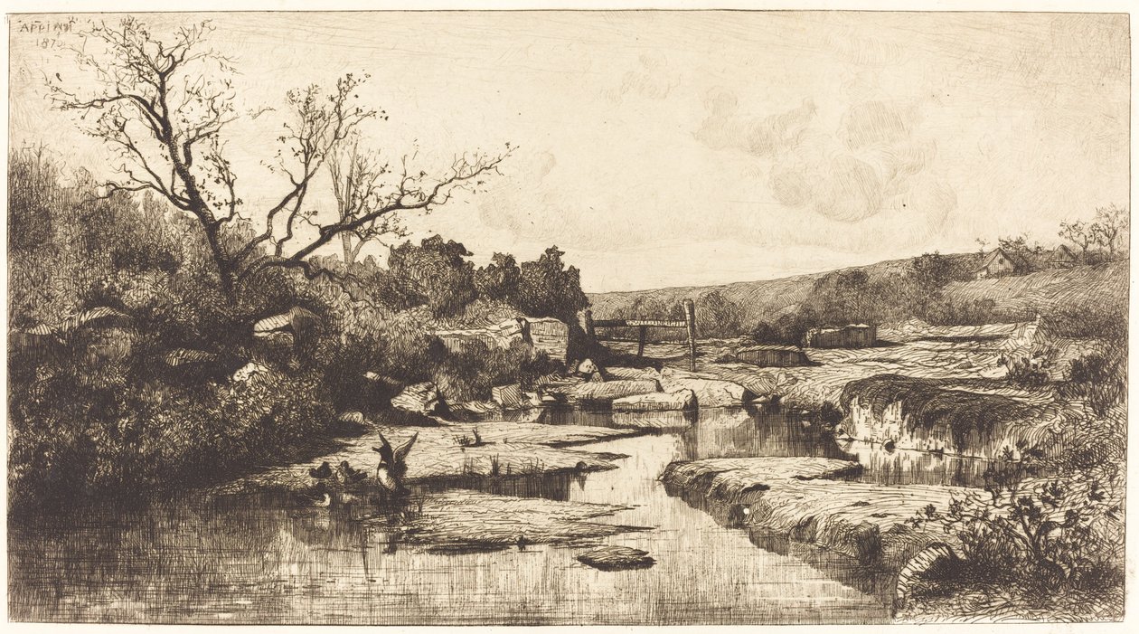 Landscape by Adolphe Appian