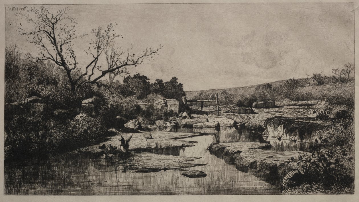 Source of the Albarine by Adolphe Appian
