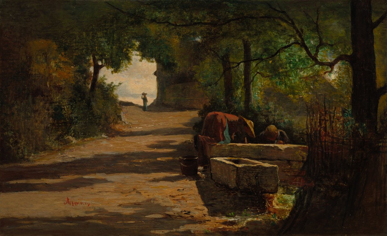 Well at the Side of a Road by Adolphe Appian