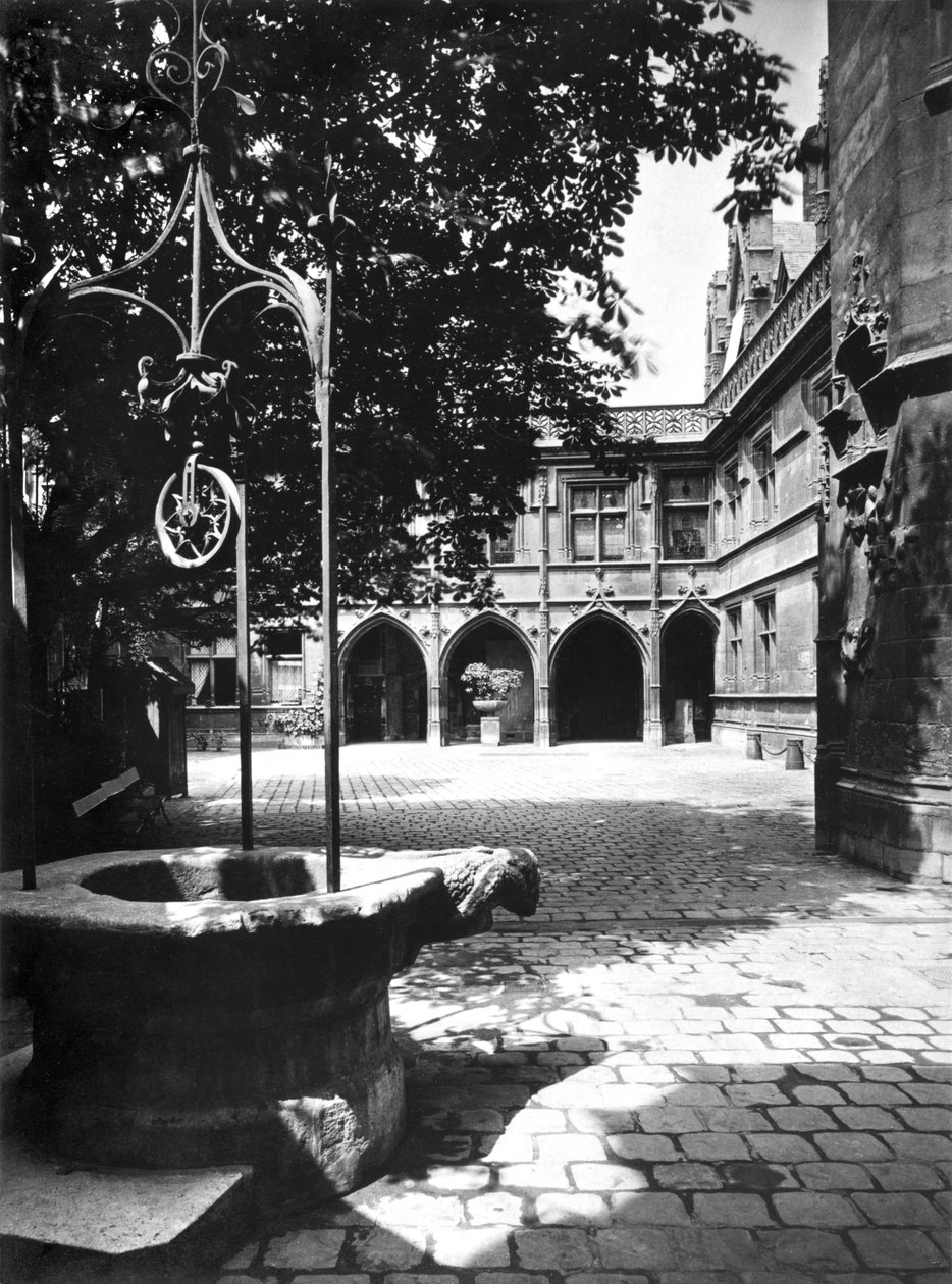 Cluny Hotel seen from the courtyard, Paris by Adolphe Braun