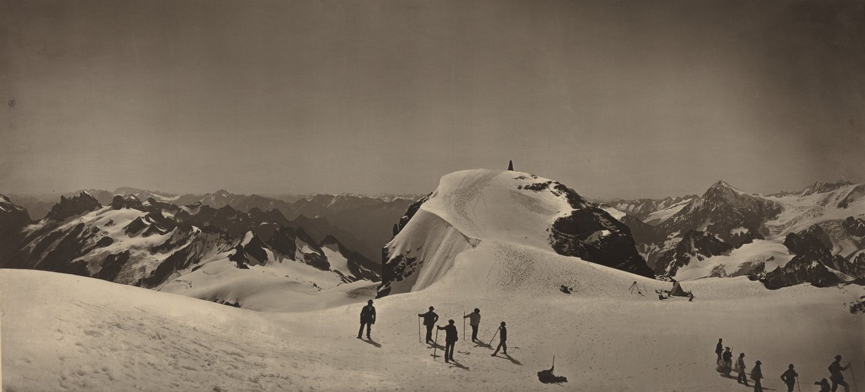 Summit of Mont Titlis, Switzerland, 1866 by Adolphe Braun