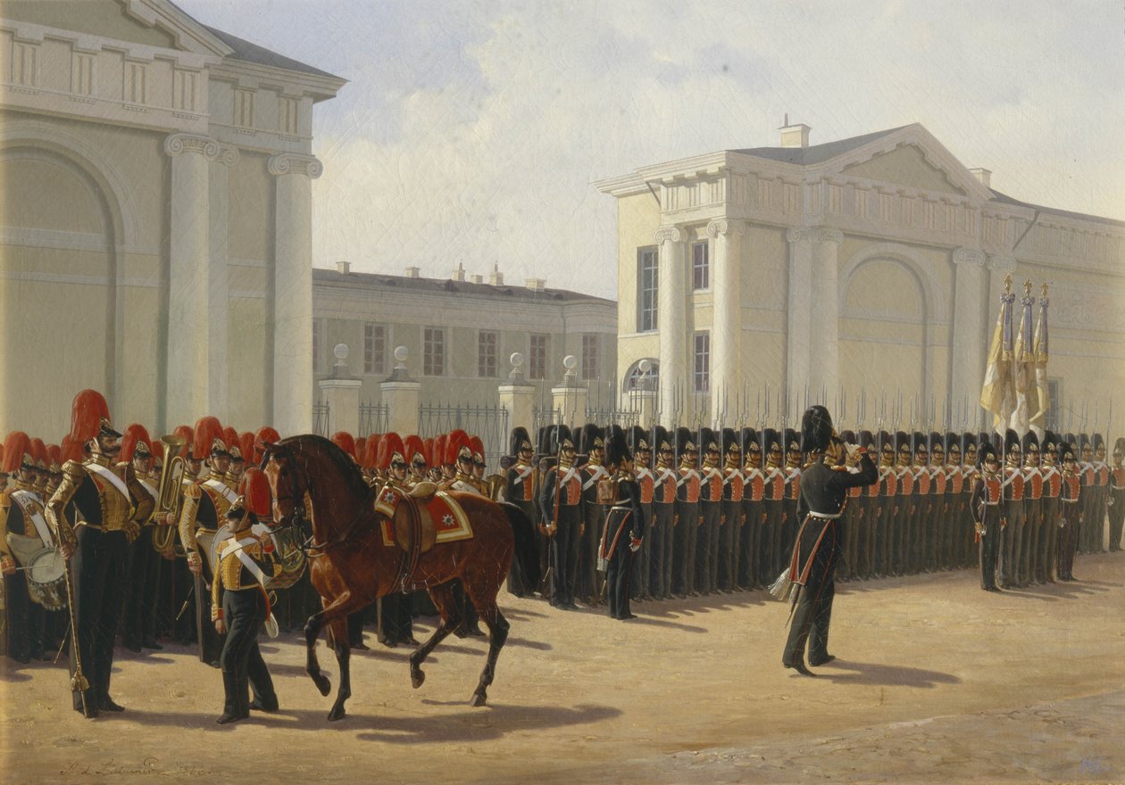 The Leib Guard Izmailovo Regiment by Adolphe Ladurner