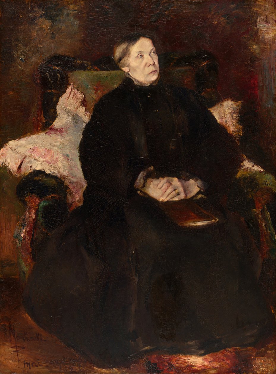 Portrait of a Lady by Adolphe Monticelli