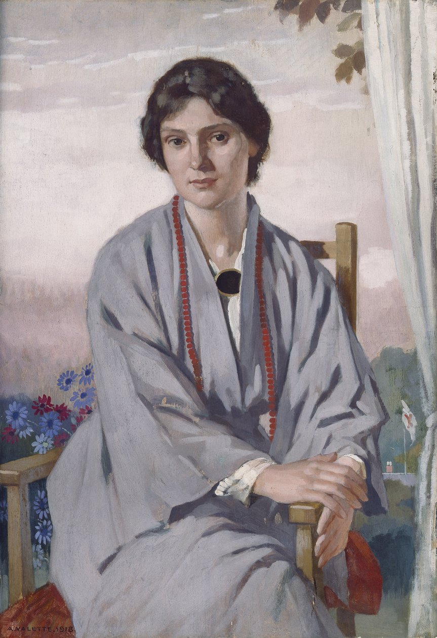 Portrait of May Aimee Smith by Adolphe Valette