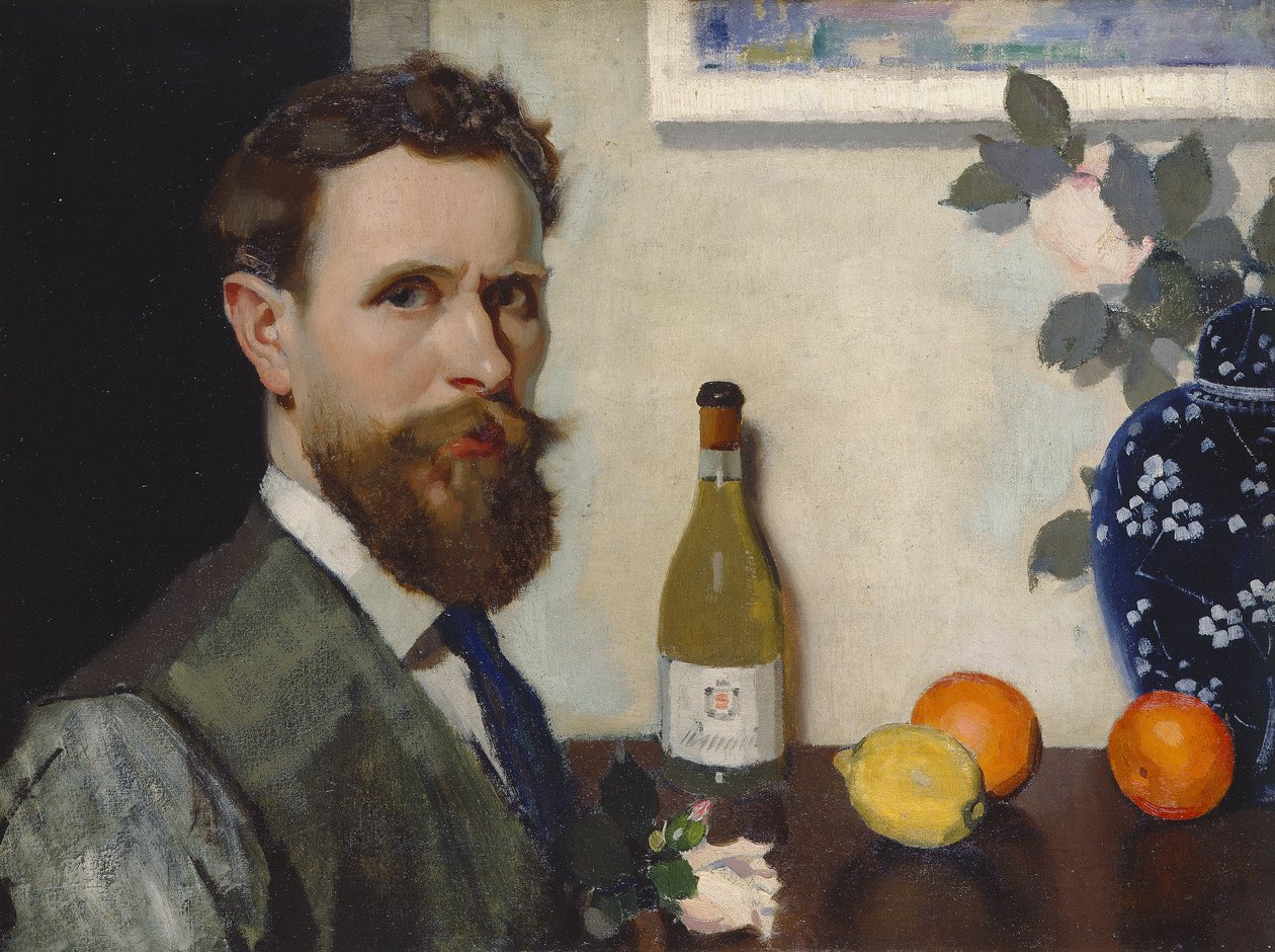 Self Portrait by Adolphe Valette