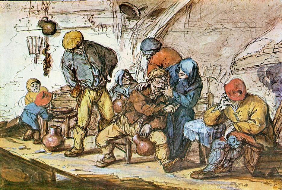Scene in the Tavern by Adriaen Jansz. van Ostade