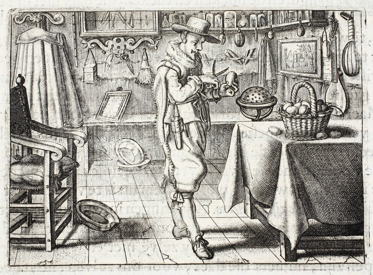 Washing the corn, illustration from 