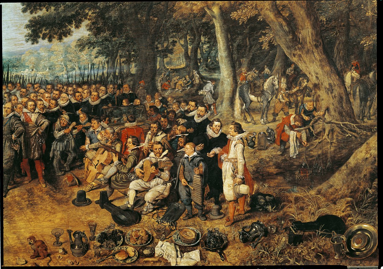 Allegory of the Truce of 1609 between the Netherlands and Spain (detail) by Adriaen van de Venne