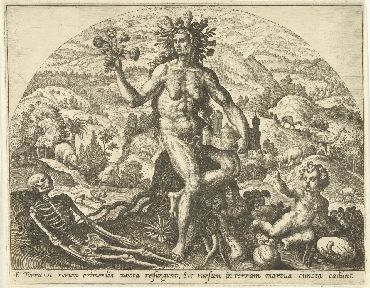 Earth (The Four Elements) by Adriaen Collaert