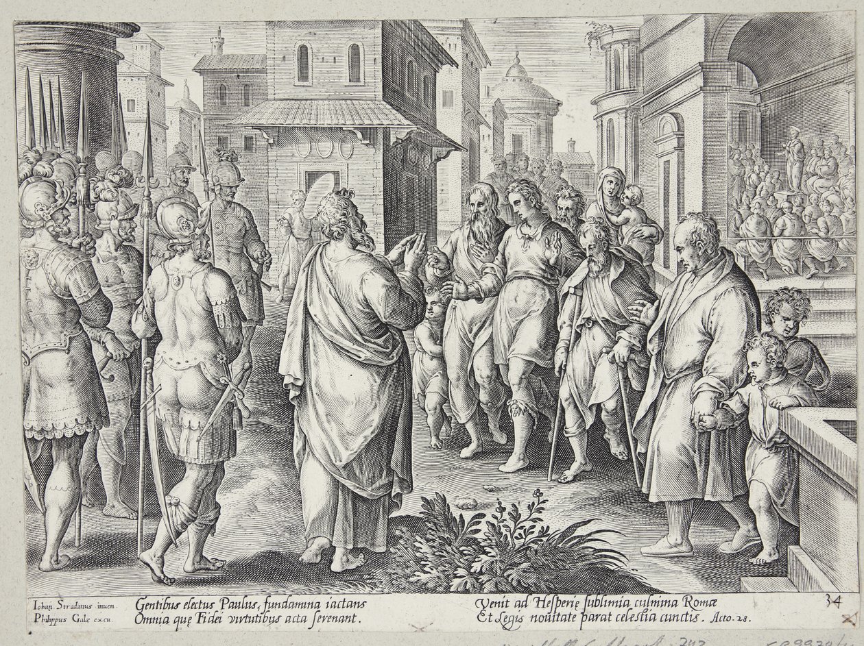 The Acts of the Apostles by Adriaen Collaert
