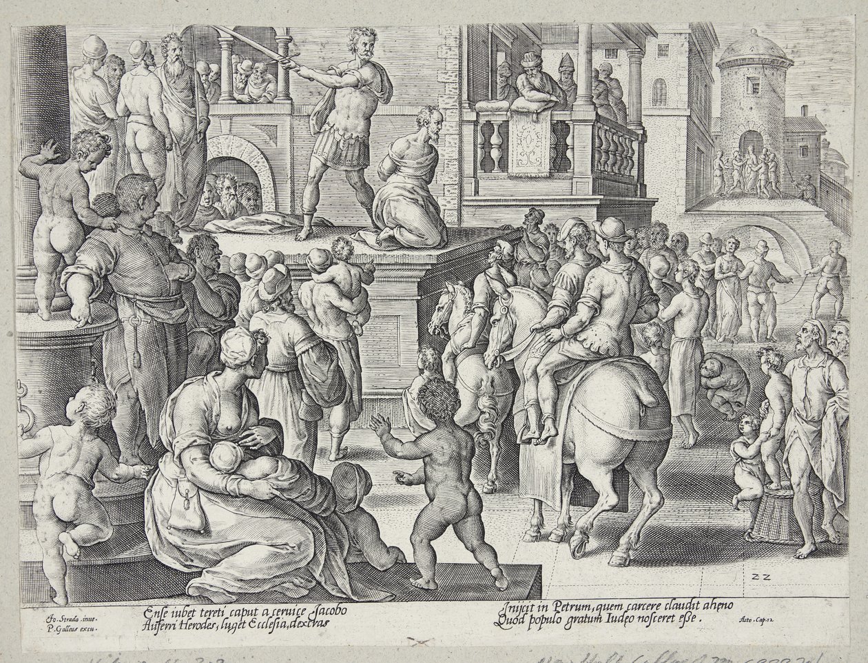 The Beheading of St. James by Adriaen Collaert