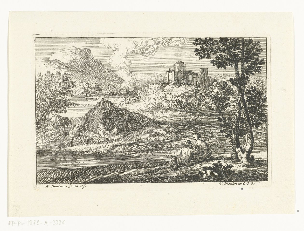 Landscape with Castle by Adriaen Frans Boudewyns