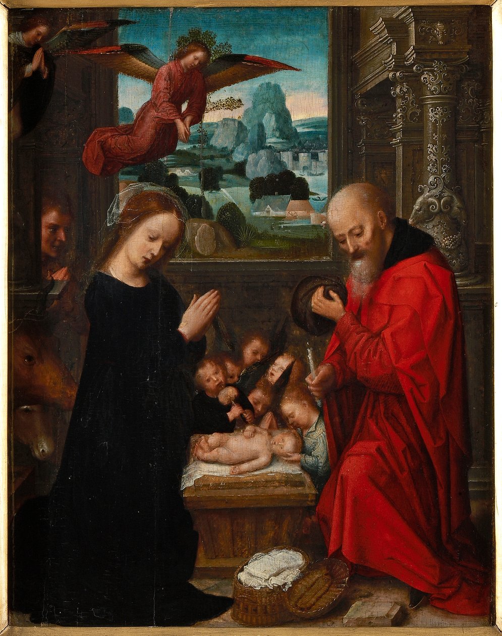 The Nativity of Christ by Adriaen Isenbrant