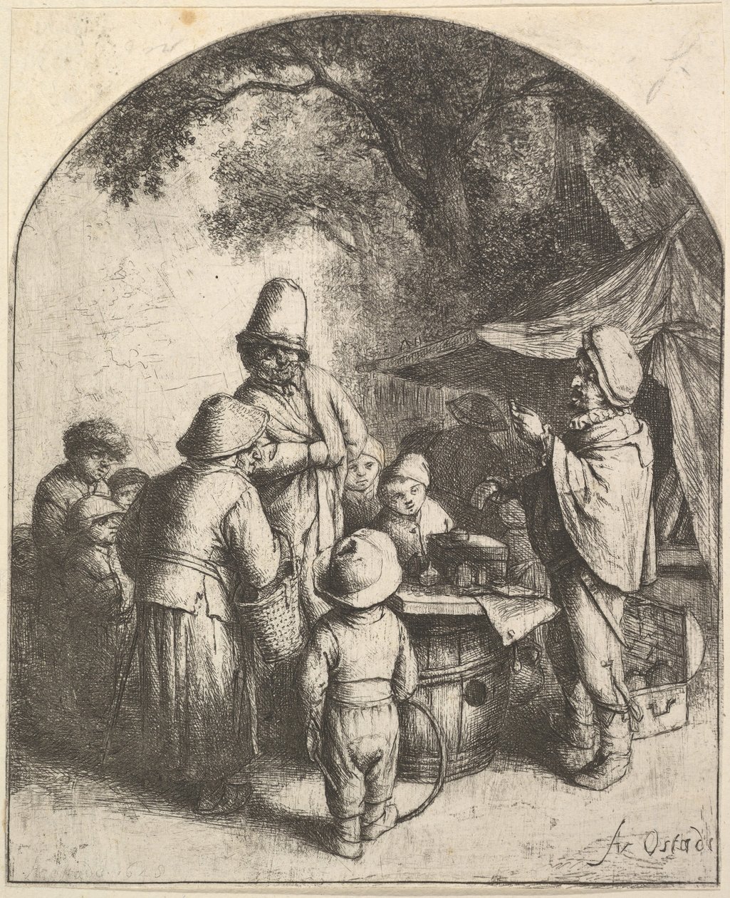 The Quack by Adriaen Jansz. van Ostade