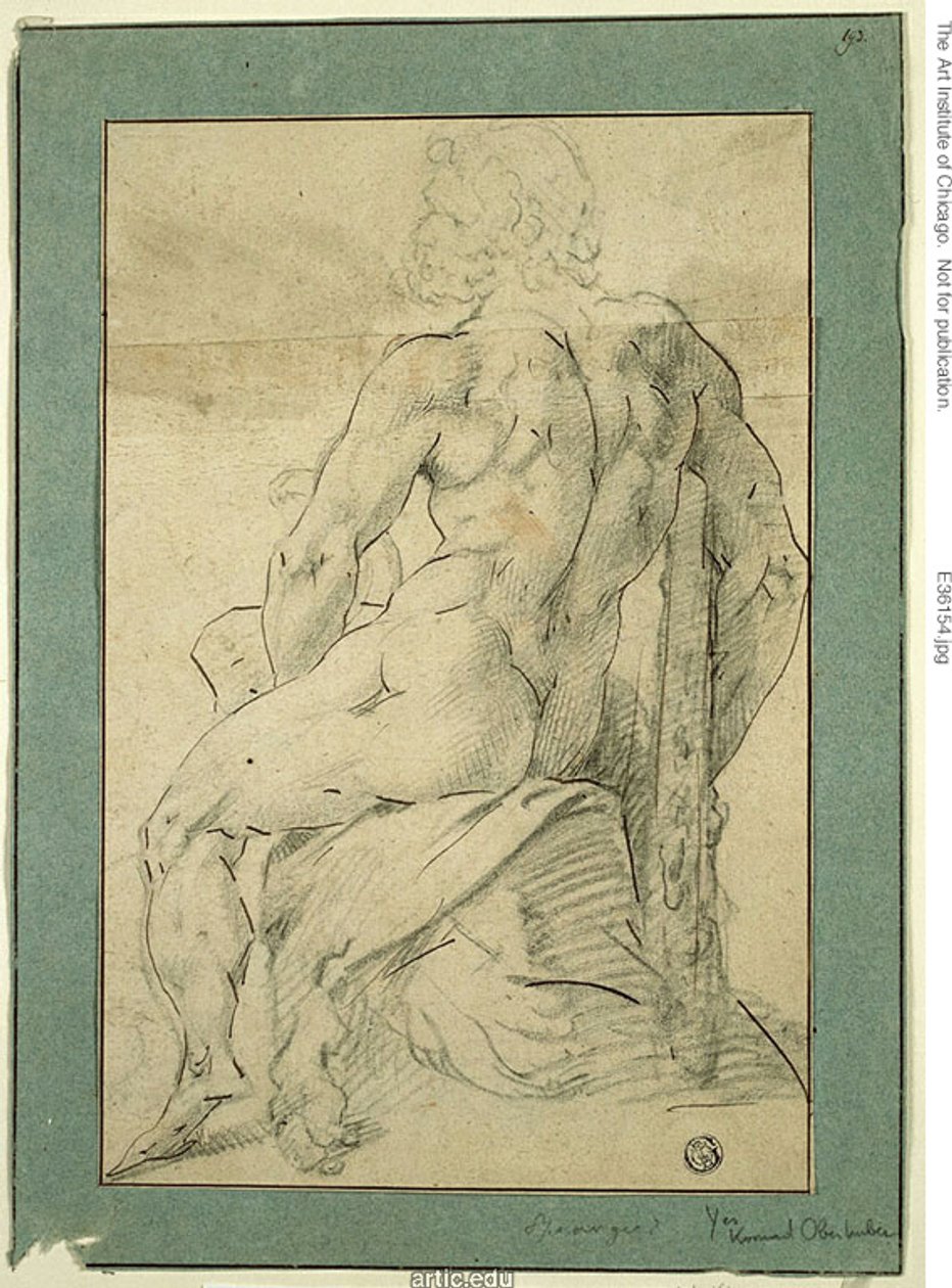 Seated Hercules by Adriaen de Vries