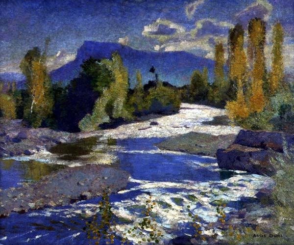 A River in the Dauphine, Afternoon by Adrian Scott Stokes