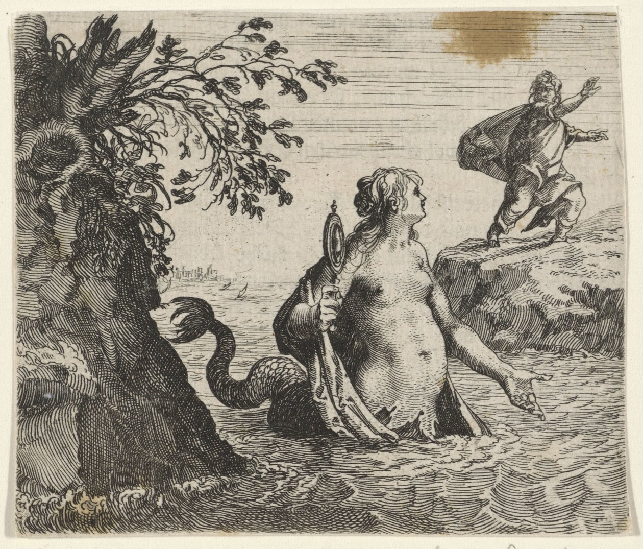 Fable of the Mermaid by Egidius  Sadeler (II)