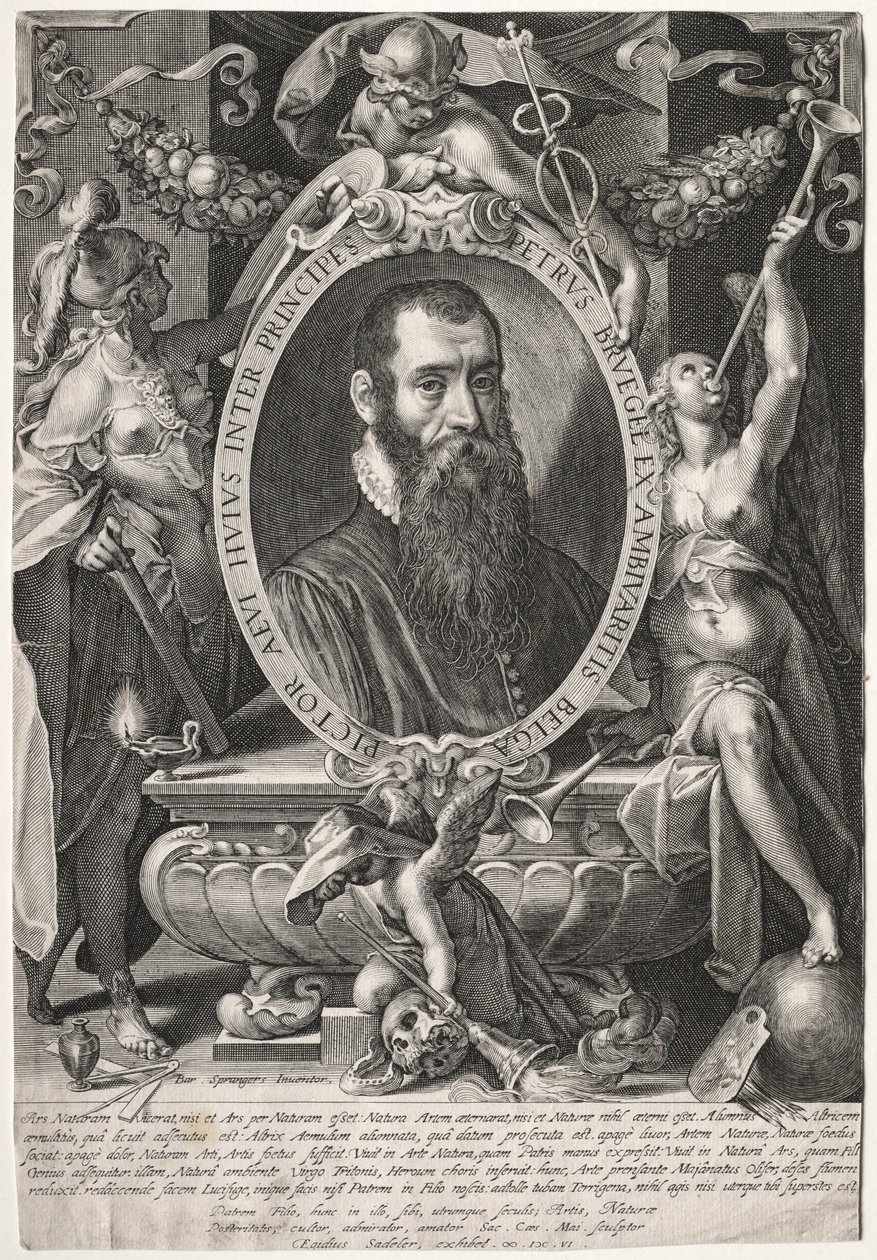 Peter Bruegel by Aegidius Sadeler