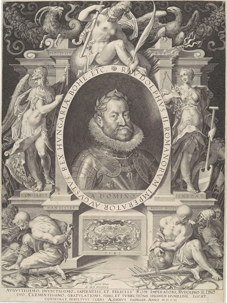Portrait of Rudolph II by Aegidius Sadeler II