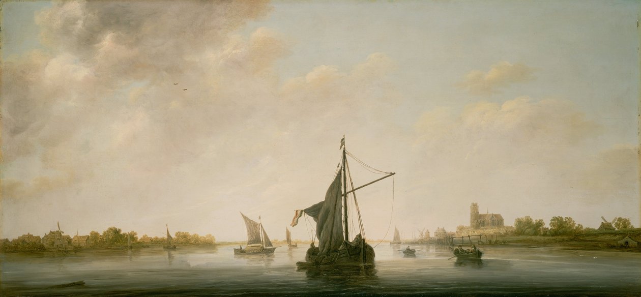 A View of the Maas at Dordrecht by Aelbert Cuyp