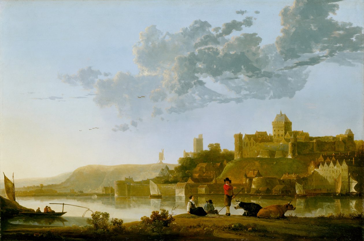 The Valkhof at Nijmegen by Aelbert Cuyp