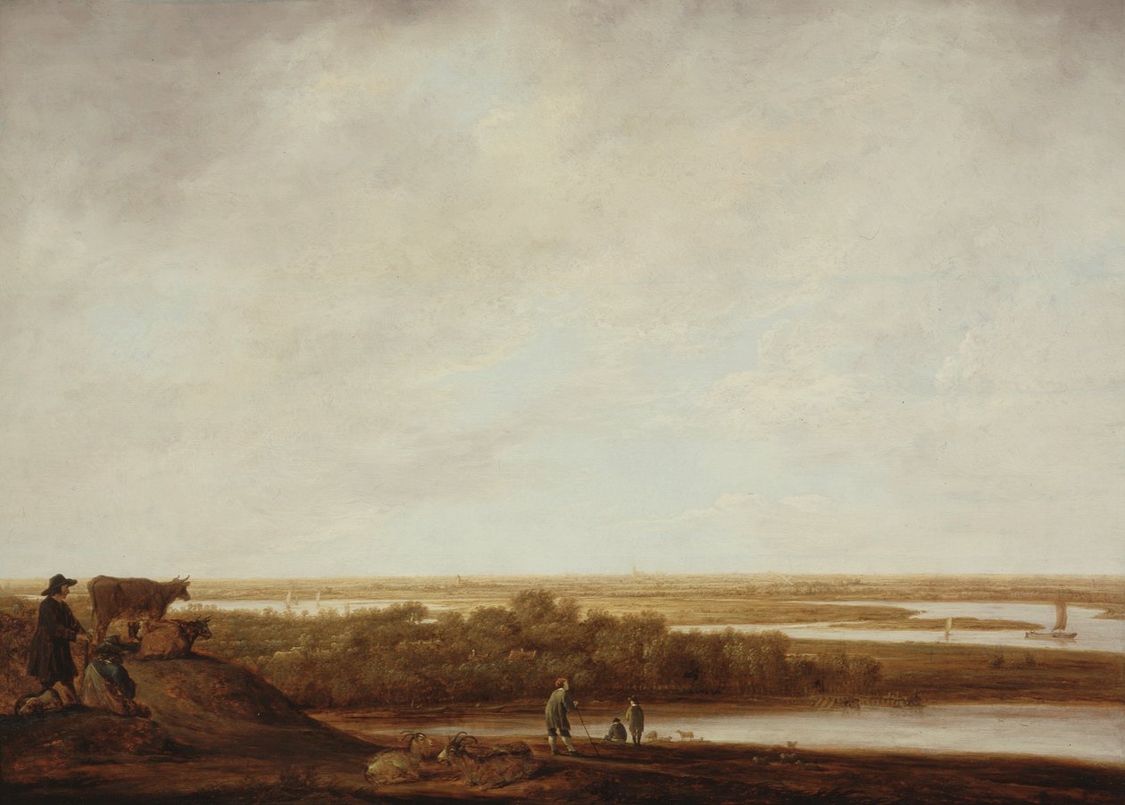 Panoramic Landscape with Shepherds by Aelbert Cuyp