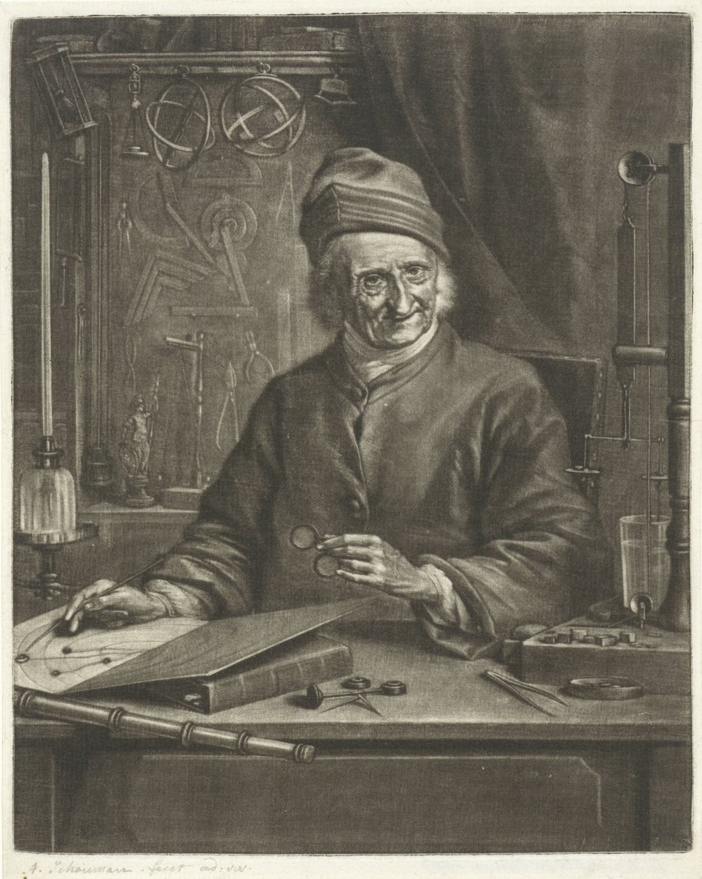 Portrait of Arnold Marcel by Aert Schouman