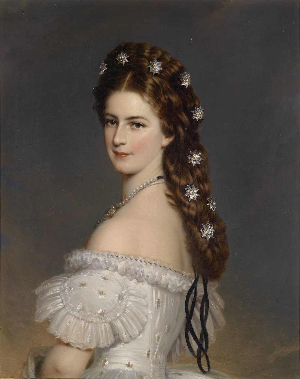 Empress Elisabeth with Diamond Stars (Workshop Repetition) by after Franz Xaver Winterhalter