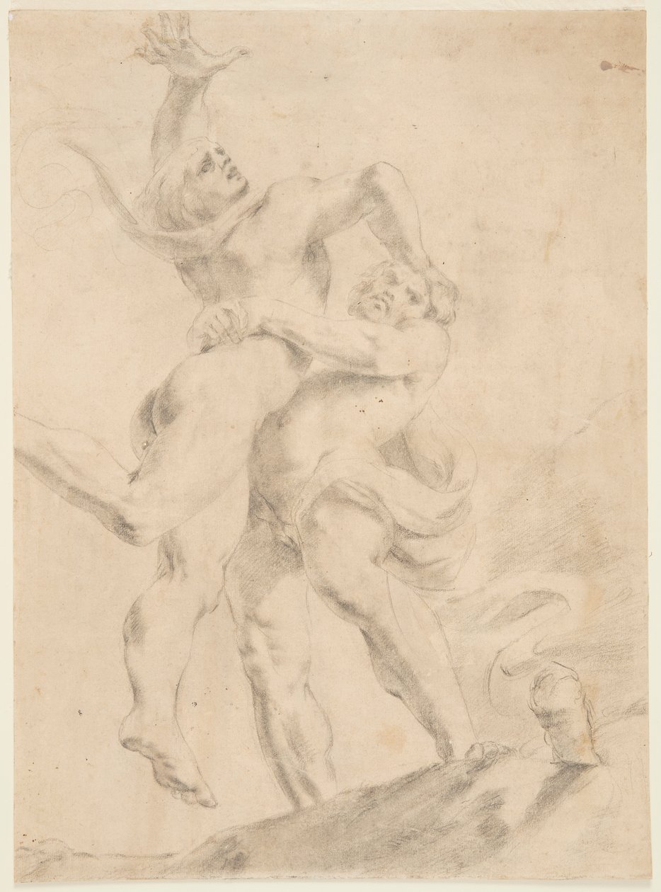 Study for Hercules and Antaeus by After Annibale Carracci